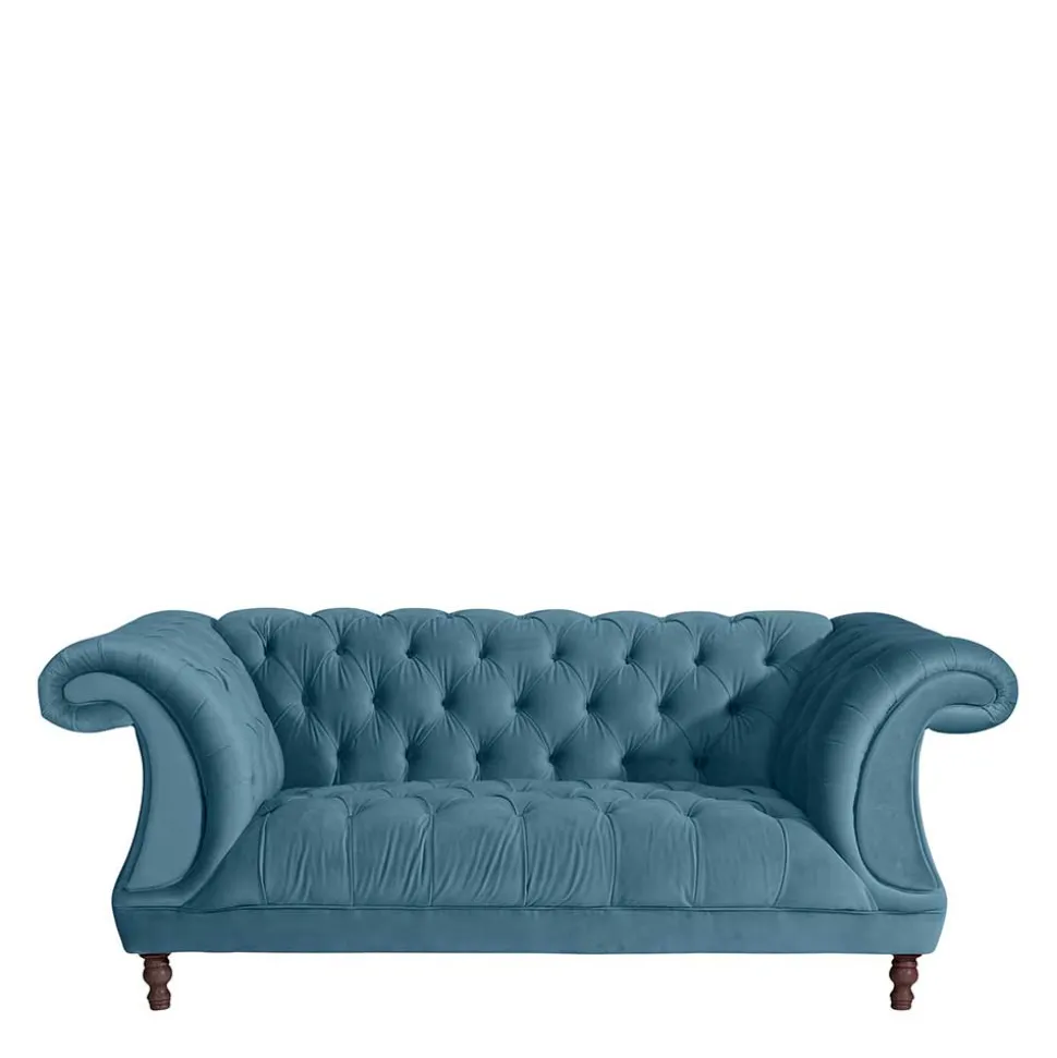 Samtvelours Couch Petrol Spiritov