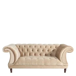 Samtvelours Sofa Segin