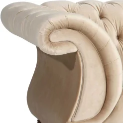Samtvelours Sofa Segin