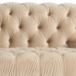 Samtvelours Sofa Segin