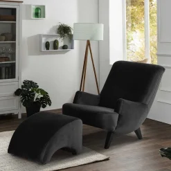 Samtvelours Wohnzimmer Sessel Vreneta