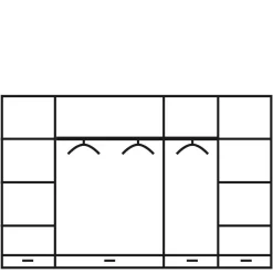 Schiebetürschrank Delian