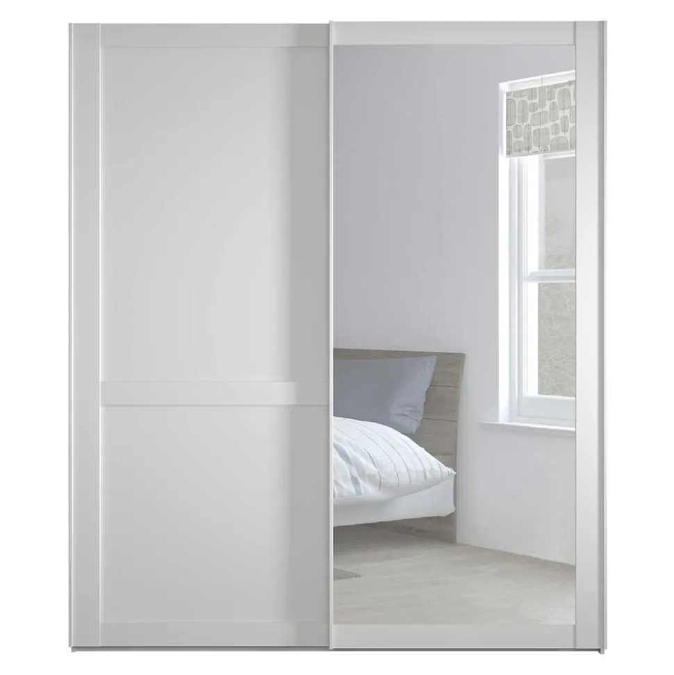 Schiebetürschrank mit Spiegel Tudana