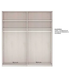 Schiebetürschrank mit Spiegel Tudana