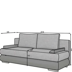 Schlafsofa Eleri