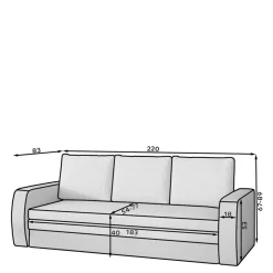 Schlafsofa Puerto