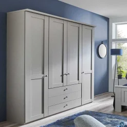 Schlafzimmer Set Hellgrau Saconso