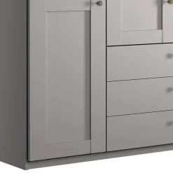 Schlafzimmer Set Hellgrau Saconso