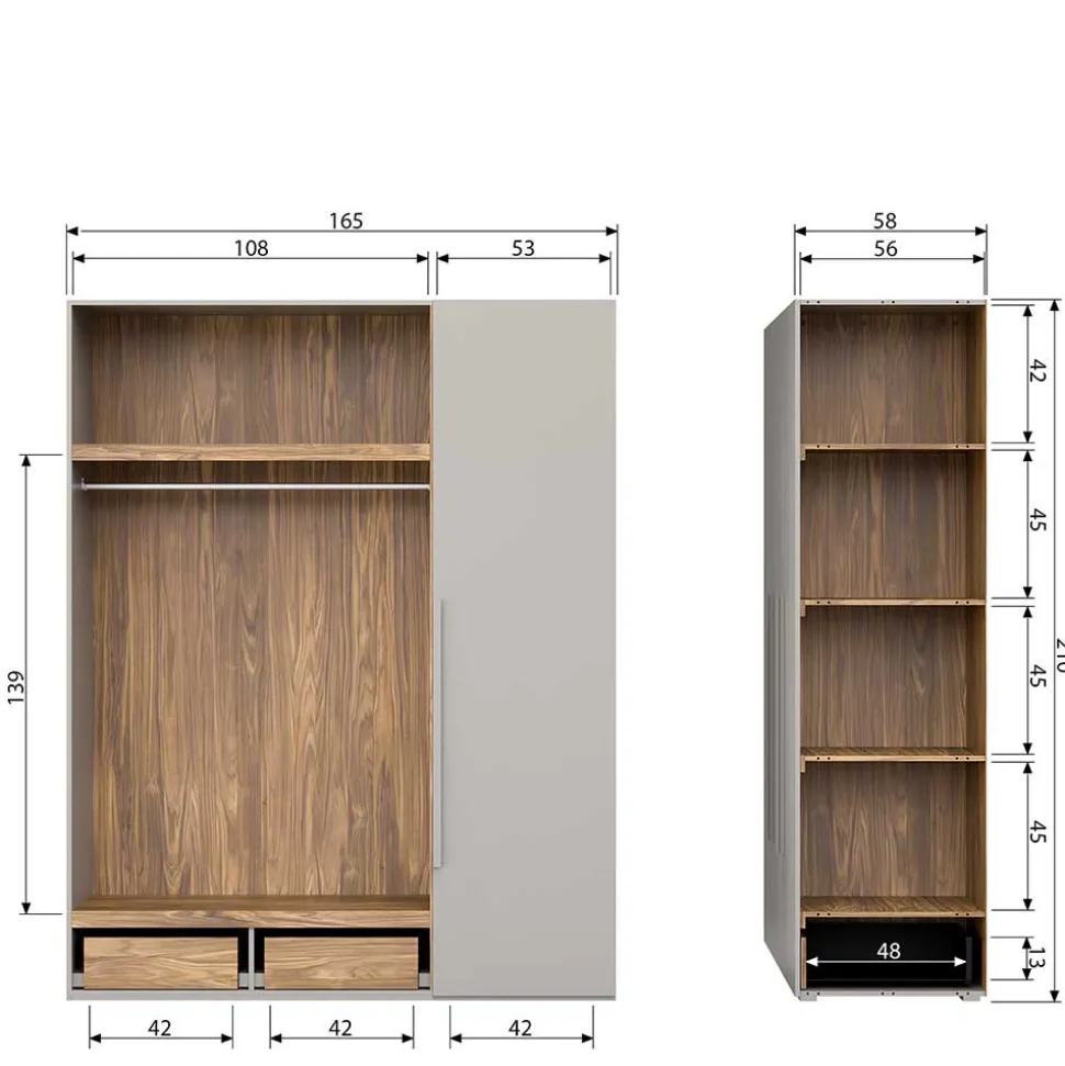 Schlafzimmerschrank Letizia