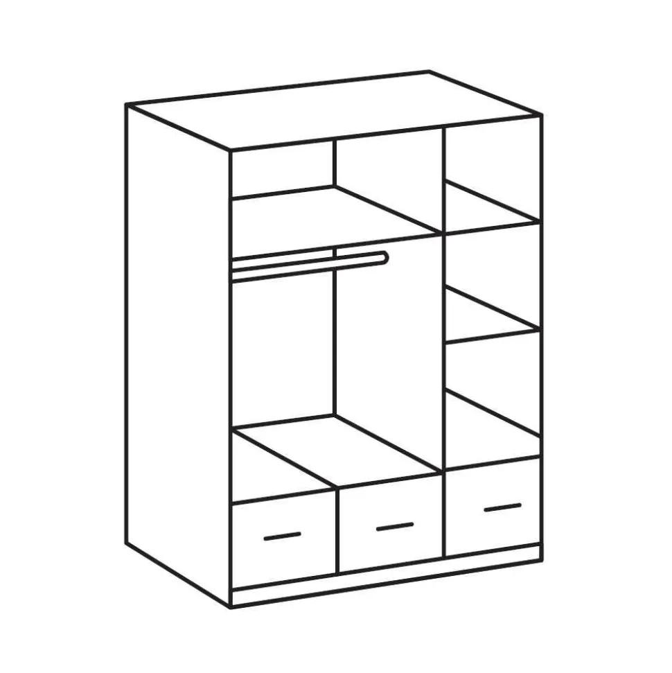 Schlafzimmerschrank Letla