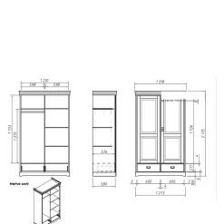 Schlafzimmerschrank Limita