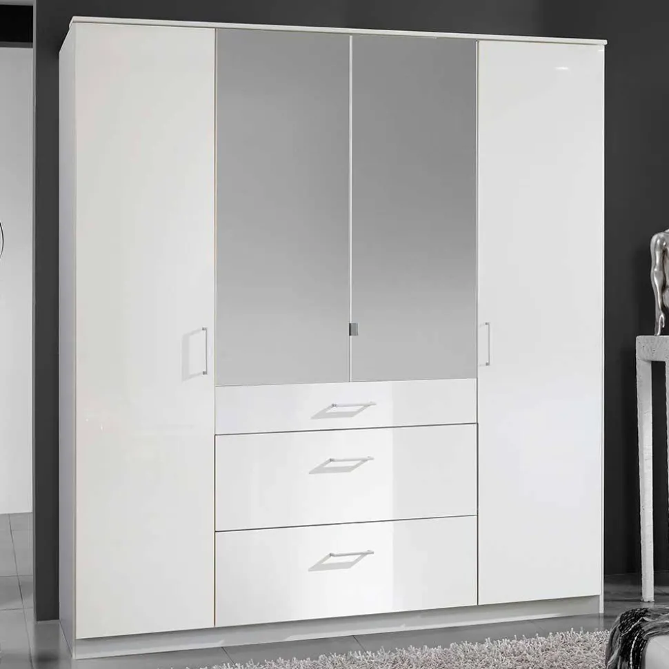 Schlafzimmerschrank mit Spiegel Emritalo