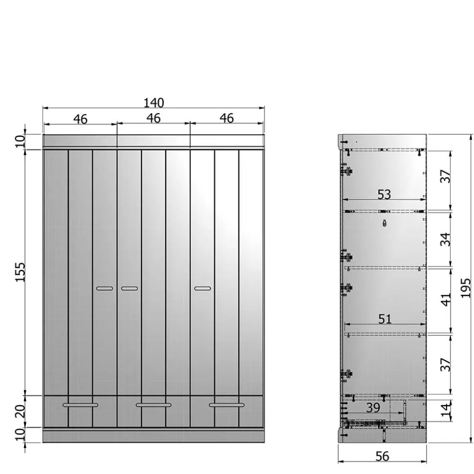 Schlafzimmerschrank Olcian