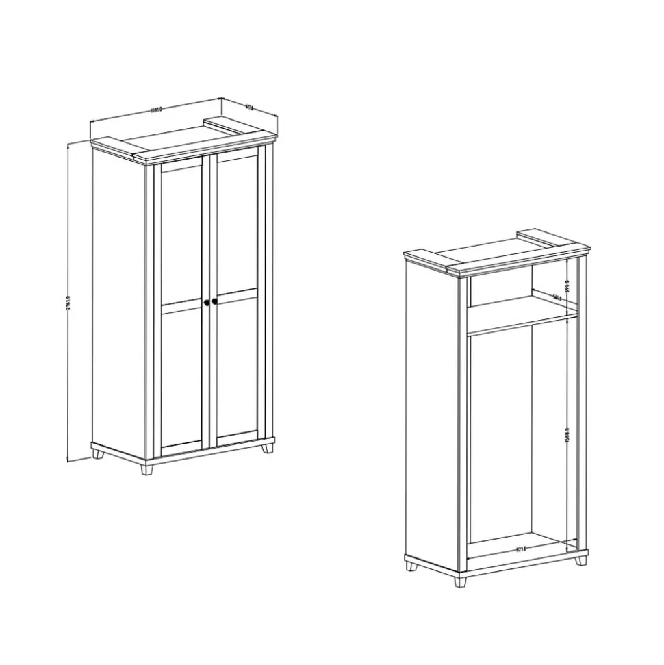 Schlafzimmerschrank Olegano