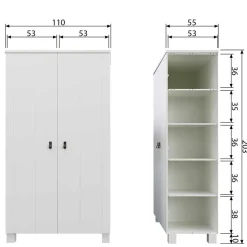 Schlafzimmerschrank Pila