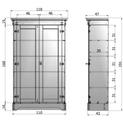 Schlafzimmerschrank Sovecca