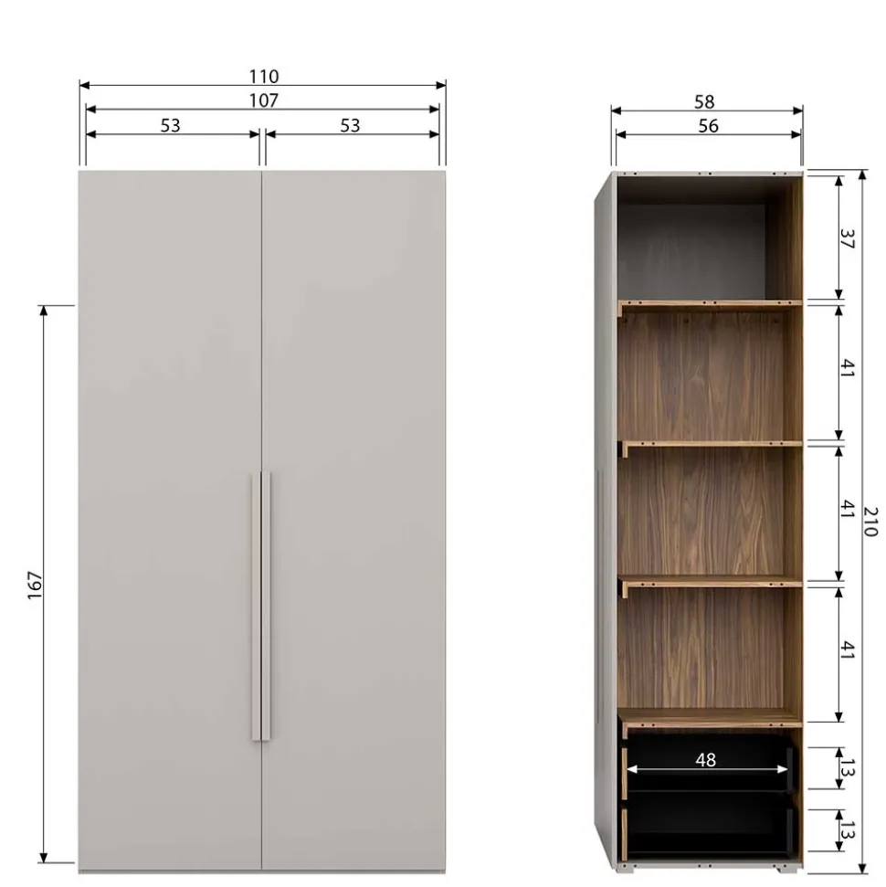 Schlafzimmerschrank Vivien