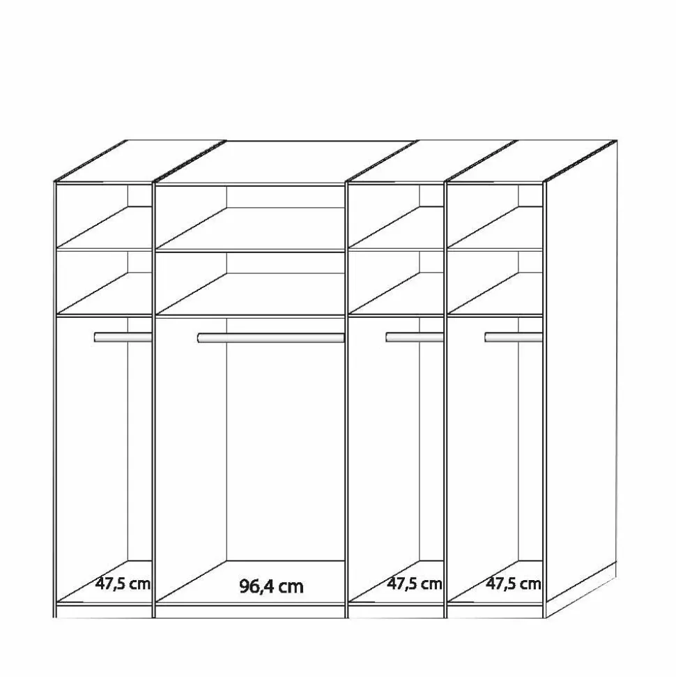 Schlafzimmerschrank Yanus