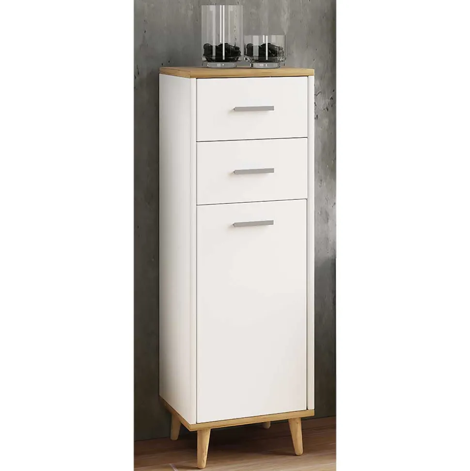 Schmaler Bad Schrank Kanmura
