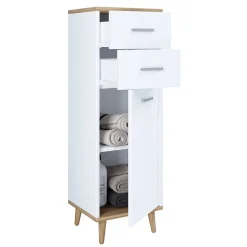 Schmaler Bad Schrank Kanmura