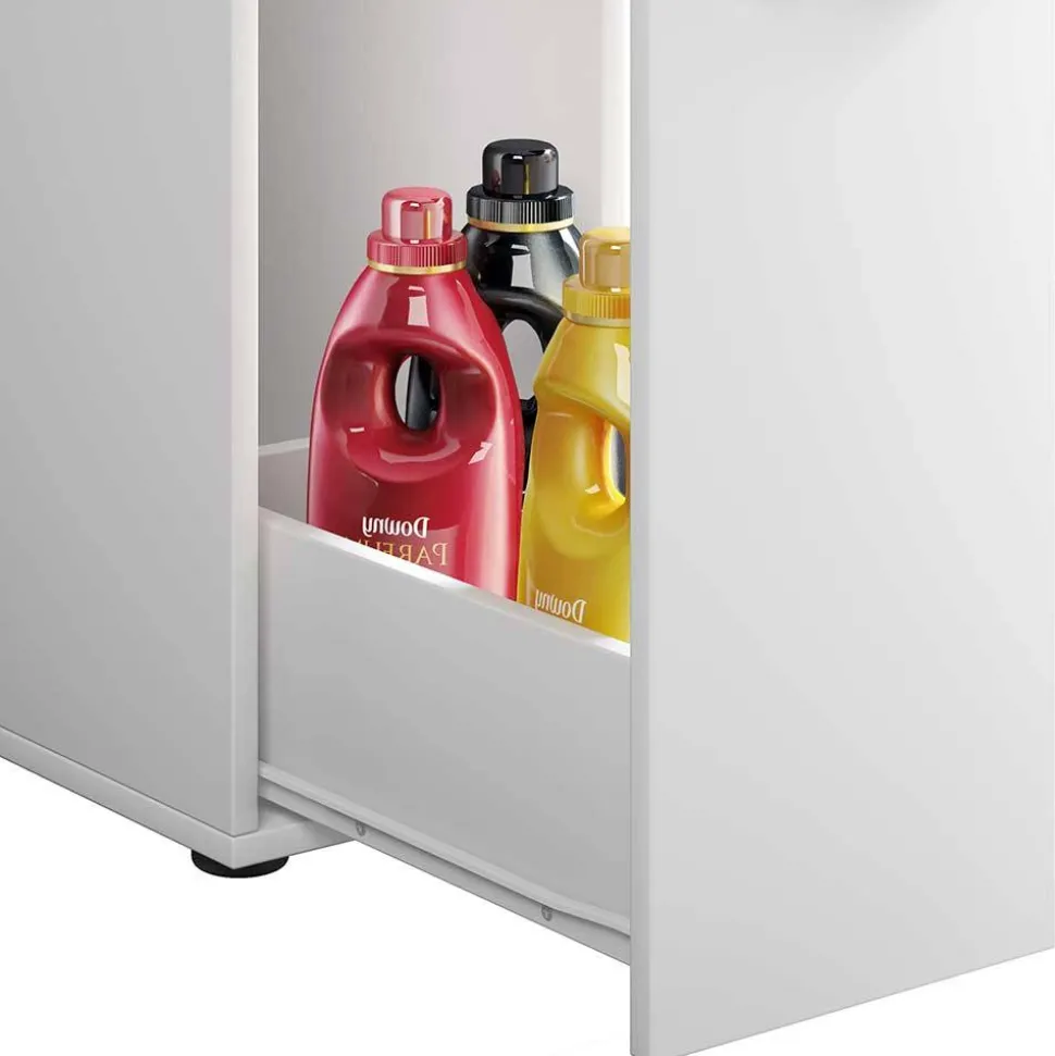 Schmaler Badseitenschrank Juleste
