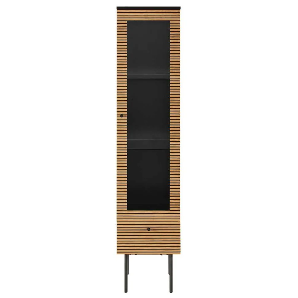 Schmaler Vitrinenschrank Durian