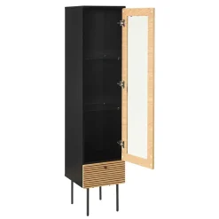Schmaler Vitrinenschrank Durian