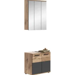 Schmales Badezimmermöbel Set Faneno
