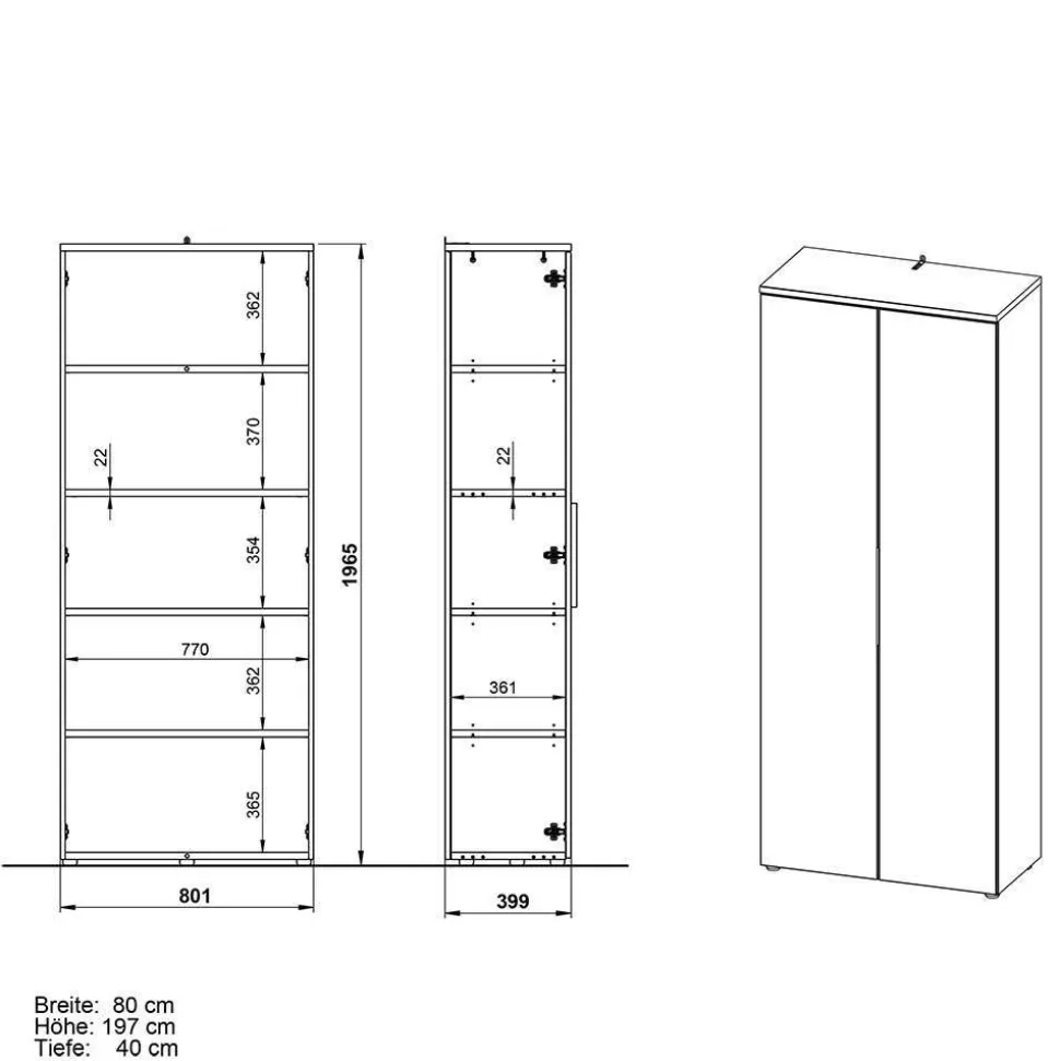 Schrank Büro Abby