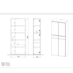 Schrank Büro Sanu