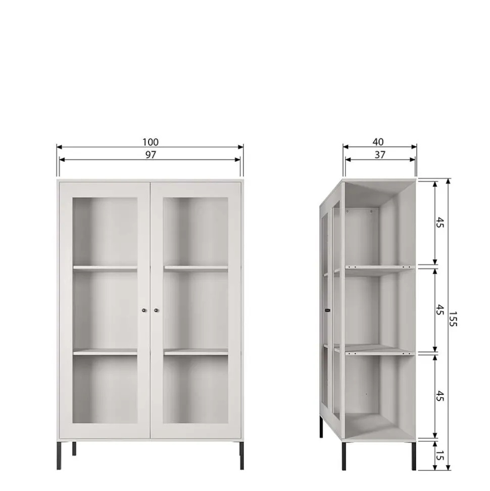 Schrank Vitrine Jalana