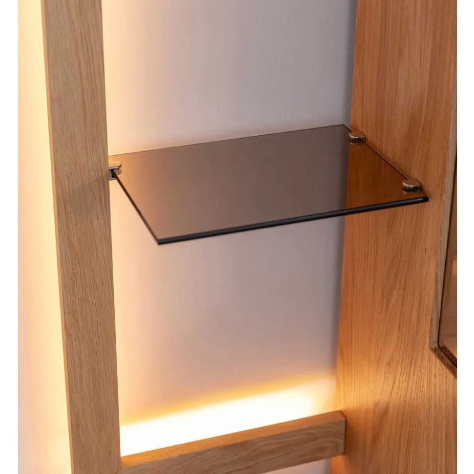 Schrank Vitrine mit Regal Rusaly