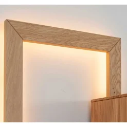 Schrank Vitrine mit Regal Rusaly