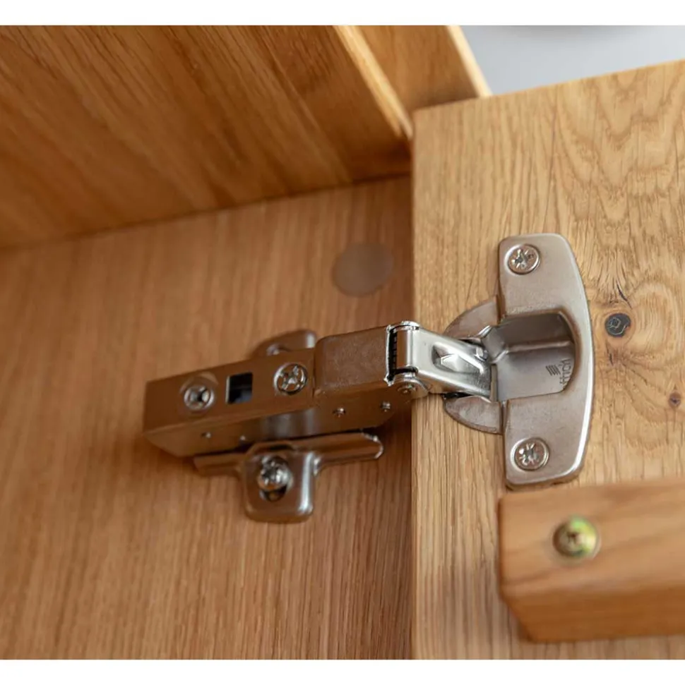 Schrank Vitrine mit Regal Rusaly