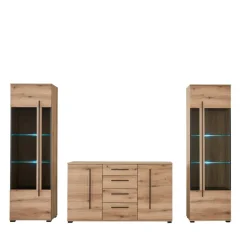 Schrankwand Wohnzimmer Cemutra