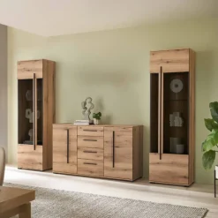 Schrankwand Wohnzimmer Cemutra