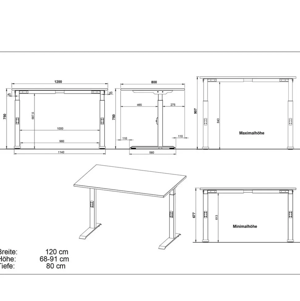Schreibtisch Dresina