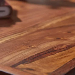Schreibtisch Holz und Chrom Magdalina