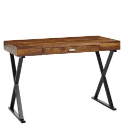 Schreibtisch Holz und Metall Tsubasa