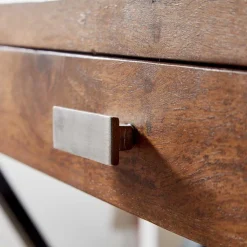 Schreibtisch Holz und Metall Tsubasa
