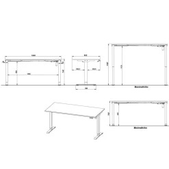 Schreibtisch made in germany Arolds