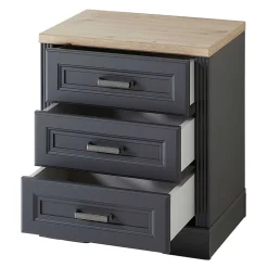 Schreibtisch mit Rollcontainer Luoton