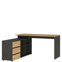 Schreibtisch mit Schrankelement Charin