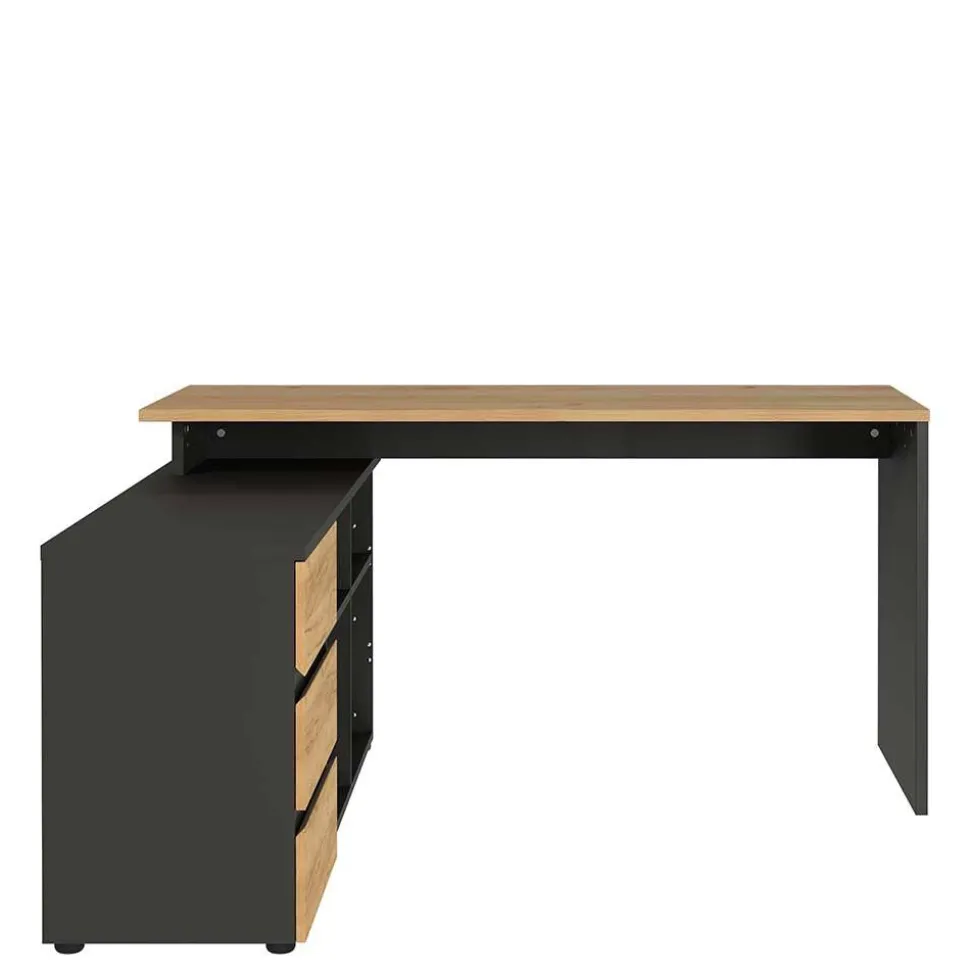 Schreibtisch mit Schrankelement Charin