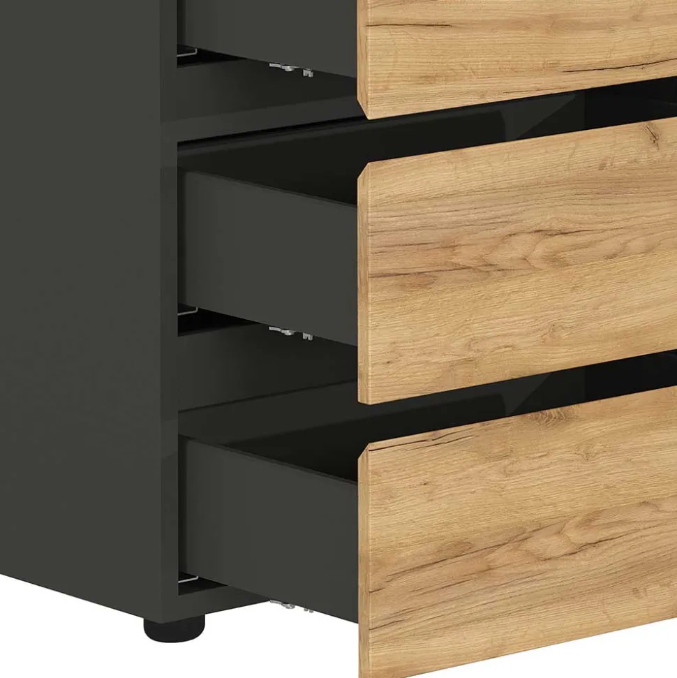 Schreibtisch mit Schrankelement Charin
