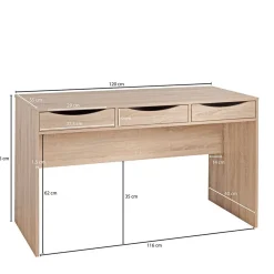 Schreibtisch mit Schubladen Nicuda
