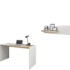 Schreibtisch mit Wandboard Rascian