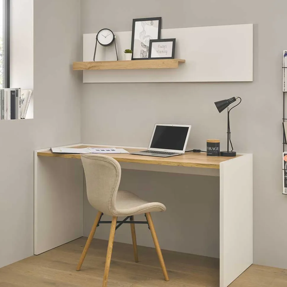 Schreibtisch mit Wandboard Rascian