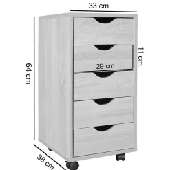 Schreibtischrollcontainer Vilas