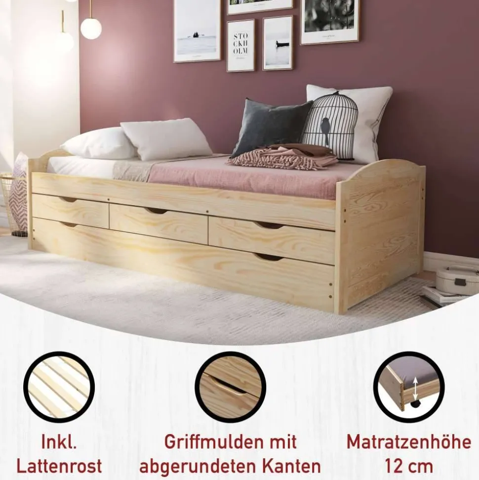 Schubkastenbett Vultaco